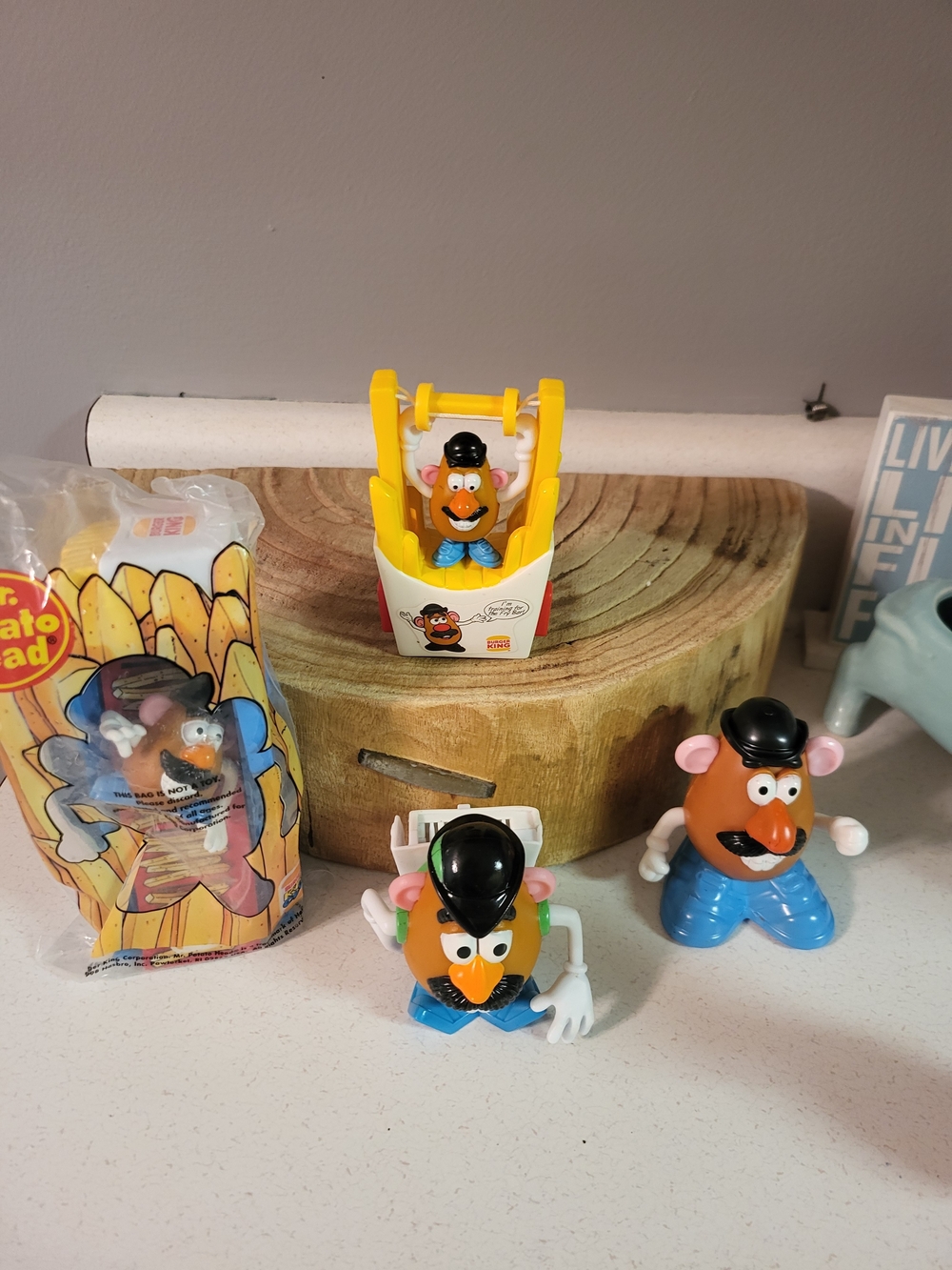 vintage 1998 Burger King toy, Mr. Potato Head Lot